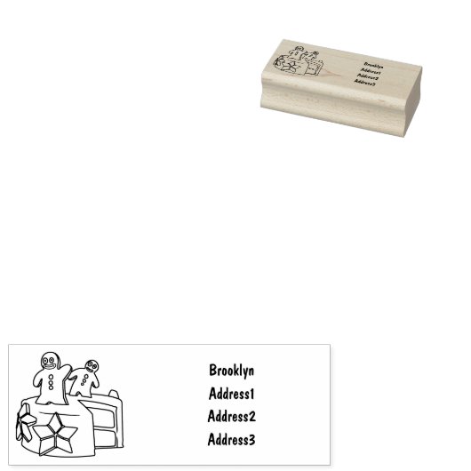 Cartoon-Abbildung Gummistempel (Stempel)