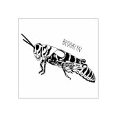 Cartoon-Abbildung Gummistempel (Prägung)