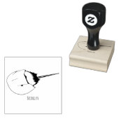 Cartoon-Abbildung Gummistempel (Stempel)