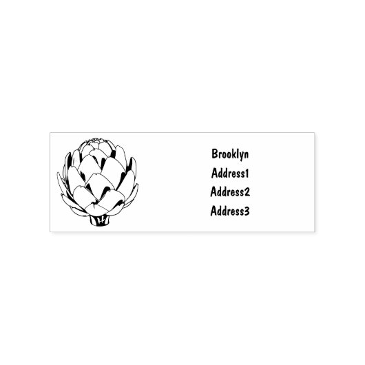 Cartoon-Abbildung Gummistempel (Prägung)