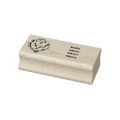 Cartoon-Abbildung Gummistempel (Stempel)