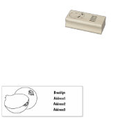 Cartoon-Abbildung Gummistempel (Stempel)