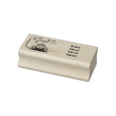 Cartoon-Abbildung Gummistempel (Stempel)