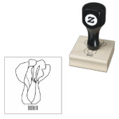 Cartoon-Abbildung Gummistempel (Stempel)