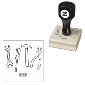 Cartoon-Abbildung Gummistempel (Stempel)