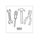 Cartoon-Abbildung Gummistempel (Prägung)