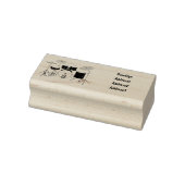 Cartoon-Abbildung Gummistempel (Stempel)