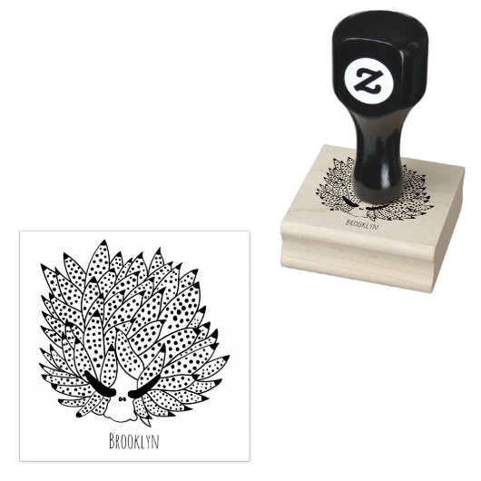 Cartoon-Abbildung Gummistempel (Stempel)