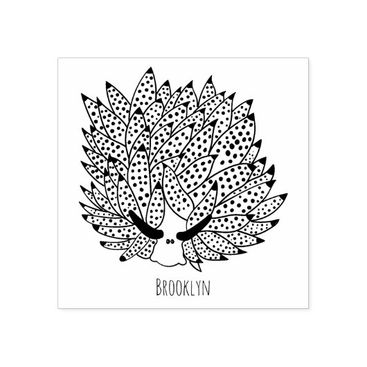 Cartoon-Abbildung Gummistempel (Prägung)