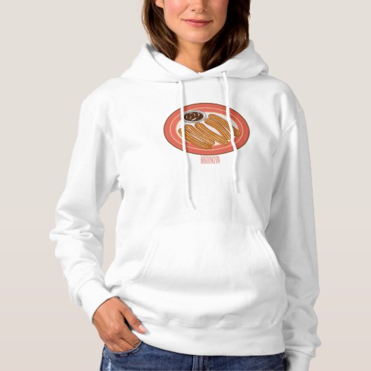 Cartoon-Abbildung Hoodie (Vorderseite)