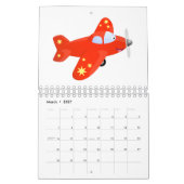 Cartoon-Abbildung Kalender (Mär 2027)