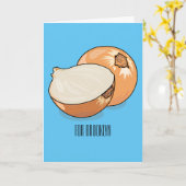 Cartoon-Abbildung Karte (Gelbe Blume)