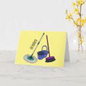 Cartoon-Abbildung Karte (Gelbe Blume)