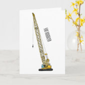 Cartoon-Abbildung Karte (Gelbe Blume)