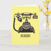 Cartoon-Abbildung Karte (Gelbe Blume)