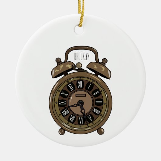 Cartoon-Abbildung Keramik Ornament (Vorne)