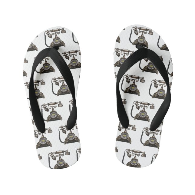 Cartoon-Abbildung Kinderbadesandalen (Fußbett)