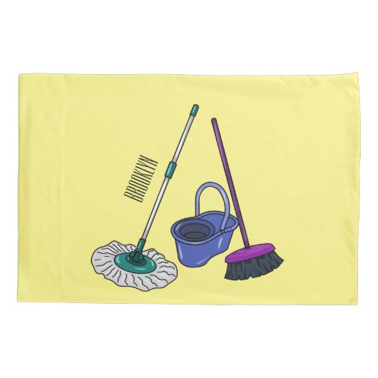 Cartoon-Abbildung Kissenbezug (Rückseite)