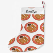 Cartoon-Abbildung Kleiner Weihnachtsstrumpf (Rückseite)