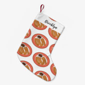 Cartoon-Abbildung Kleiner Weihnachtsstrumpf (Vorderansicht (hängend))