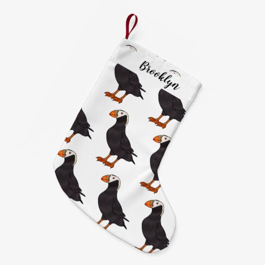 Cartoon-Abbildung Kleiner Weihnachtsstrumpf (Vorderansicht (hängend))