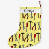 Cartoon-Abbildung Kleiner Weihnachtsstrumpf (Rückseite)