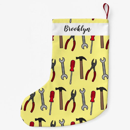 Cartoon-Abbildung Kleiner Weihnachtsstrumpf (Rückseite)