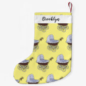 Cartoon-Abbildung Kleiner Weihnachtsstrumpf (Rückseite)