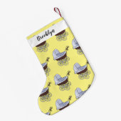 Cartoon-Abbildung Kleiner Weihnachtsstrumpf (Rückseite (Hängend))