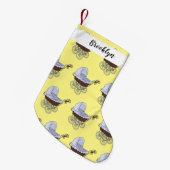 Cartoon-Abbildung Kleiner Weihnachtsstrumpf (Vorderansicht (hängend))