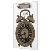 Cartoon-Abbildung Klemmbrett (Links)