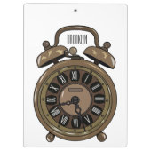 Cartoon-Abbildung Klemmbrett (Rückseite)