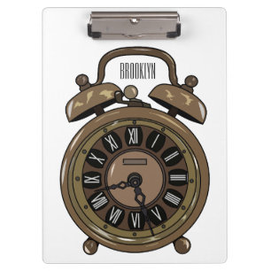 Cartoon-Abbildung Klemmbrett