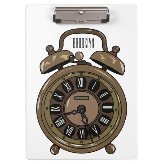 Cartoon-Abbildung Klemmbrett (Vorderseite)