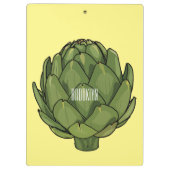 Cartoon-Abbildung Klemmbrett (Rückseite)