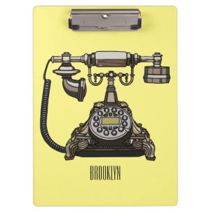 Cartoon-Abbildung Klemmbrett