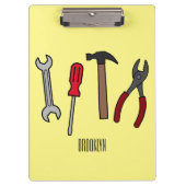 Cartoon-Abbildung Klemmbrett (Vorderseite)