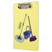 Cartoon-Abbildung Klemmbrett (Links)