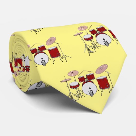 Cartoon-Abbildung Krawatte (Gerollt)