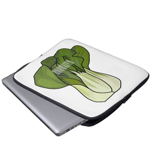 Cartoon-Abbildung Laptopschutzhülle (Vorne Knopf)