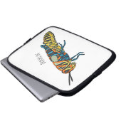 Cartoon-Abbildung Laptopschutzhülle (Vorne Knopf)