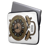 Cartoon-Abbildung Laptopschutzhülle (Vorderseite Links)