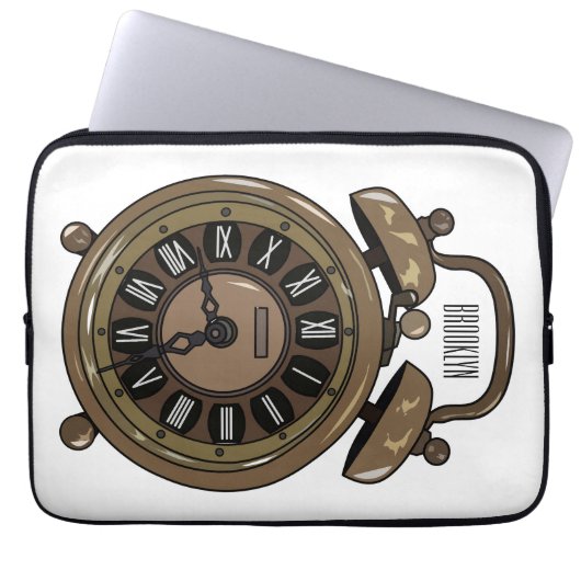 Cartoon-Abbildung Laptopschutzhülle (Vorderseite)