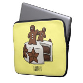 Cartoon-Abbildung Laptopschutzhülle (Vorderseite Links)