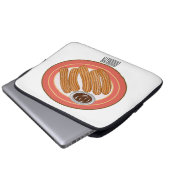 Cartoon-Abbildung Laptopschutzhülle (Vorne Knopf)