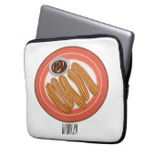 Cartoon-Abbildung Laptopschutzhülle (Vorderseite Links)