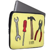 Cartoon-Abbildung Laptopschutzhülle (Vorne Rechts)