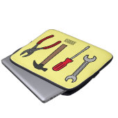 Cartoon-Abbildung Laptopschutzhülle (Vorne Knopf)