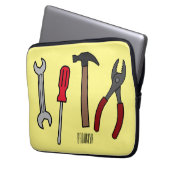 Cartoon-Abbildung Laptopschutzhülle (Vorderseite Links)