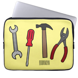 Cartoon-Abbildung Laptopschutzhülle